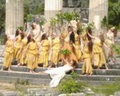 Isadora Duncan International Institute Dancers in Delphi